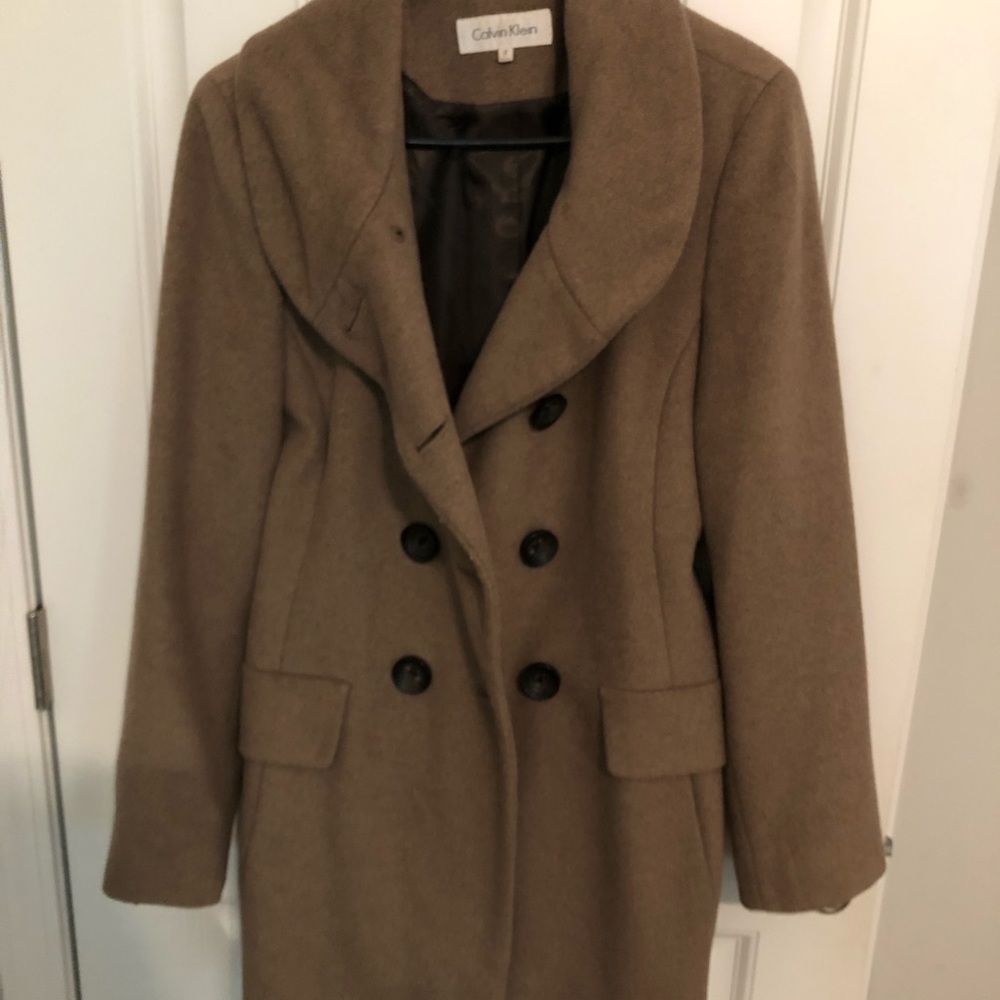 Calvin Klein wool car coat